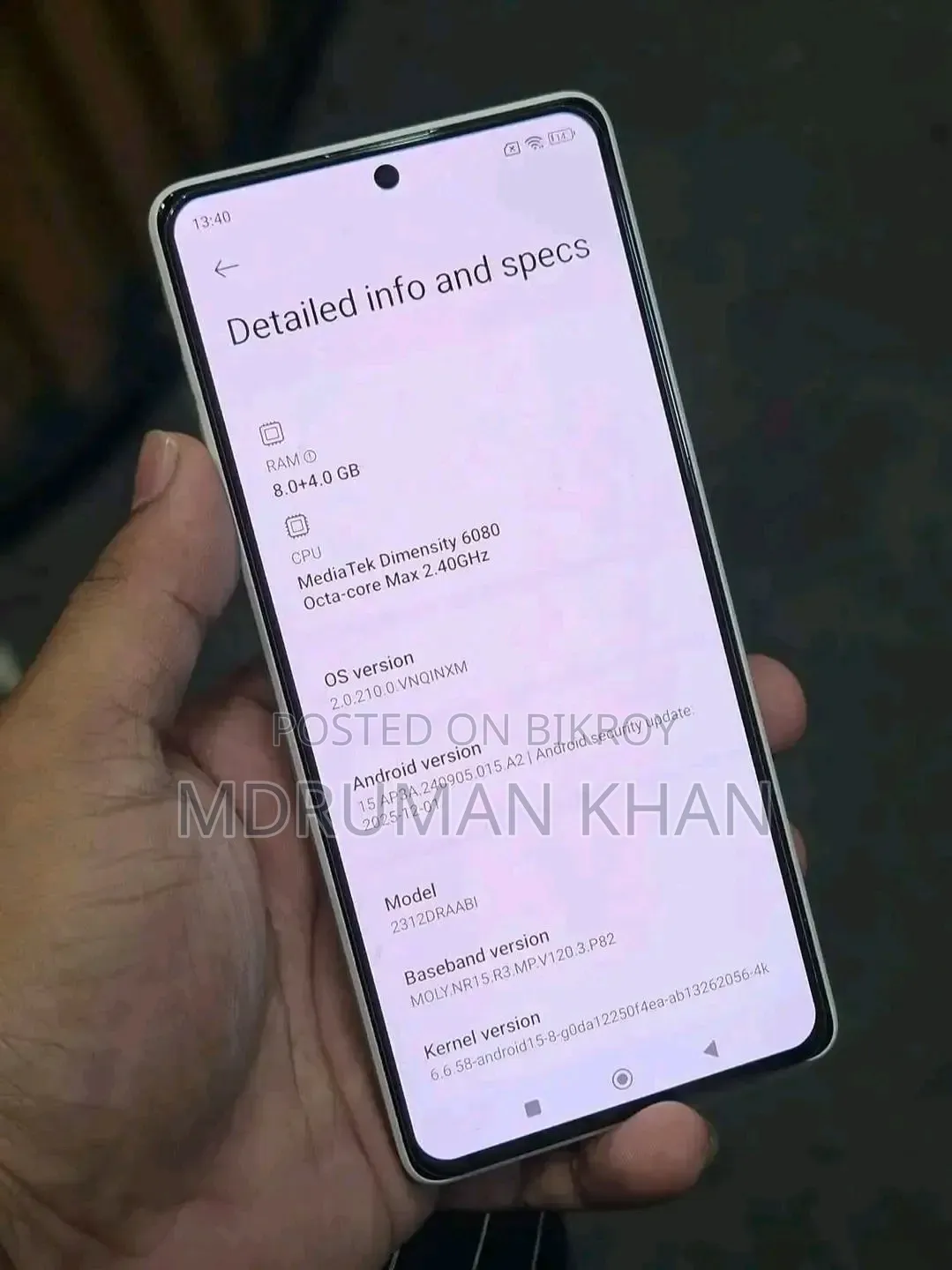 Xiaomi Redmi Note 13 256 GB White