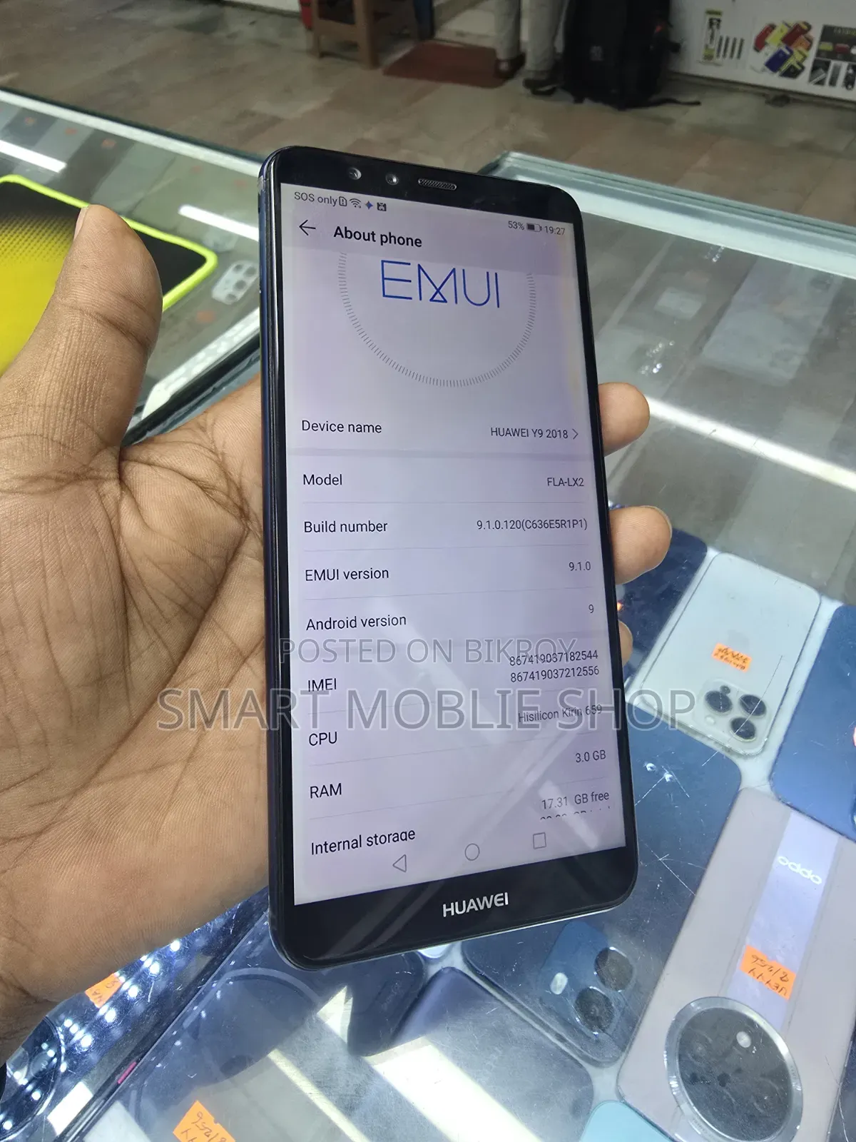 Huawei Y9 32 GB Blue