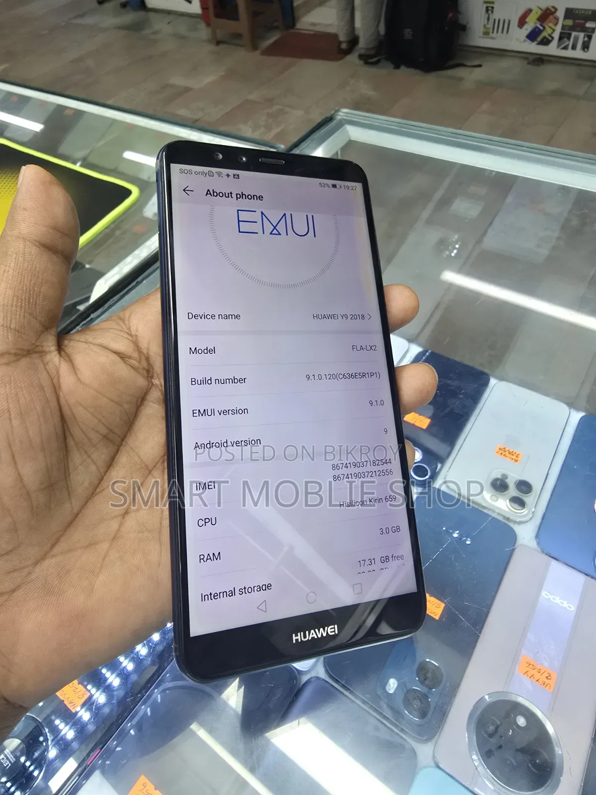 Huawei Y9 32 GB Blue