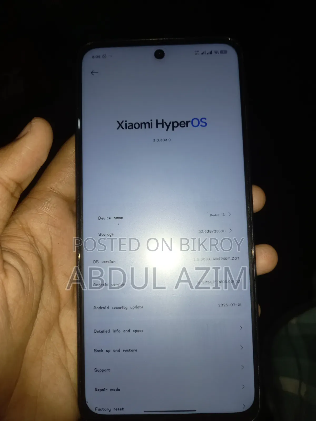 Xiaomi Redmi Note 13 256 GB Black