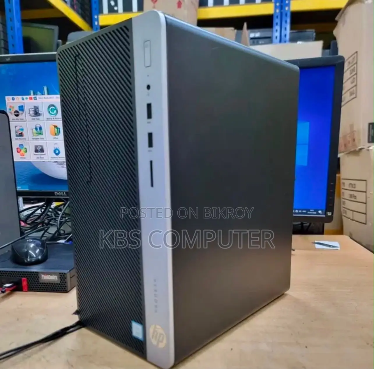 Desktop Computer HP ProDesk 400 G5 8GB Intel Core i7 SSD 128GB