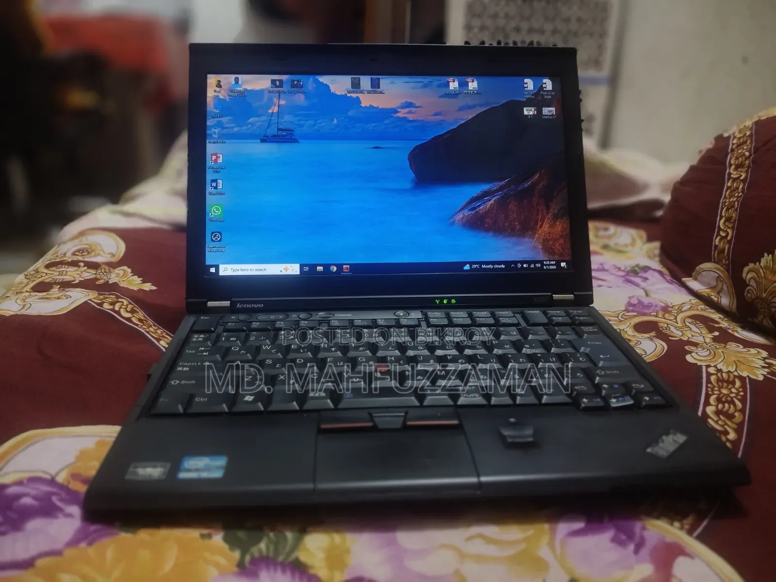 Lenovo ThinkPad X220 Laptop 8GB Intel Core i5 HDD 256GB
