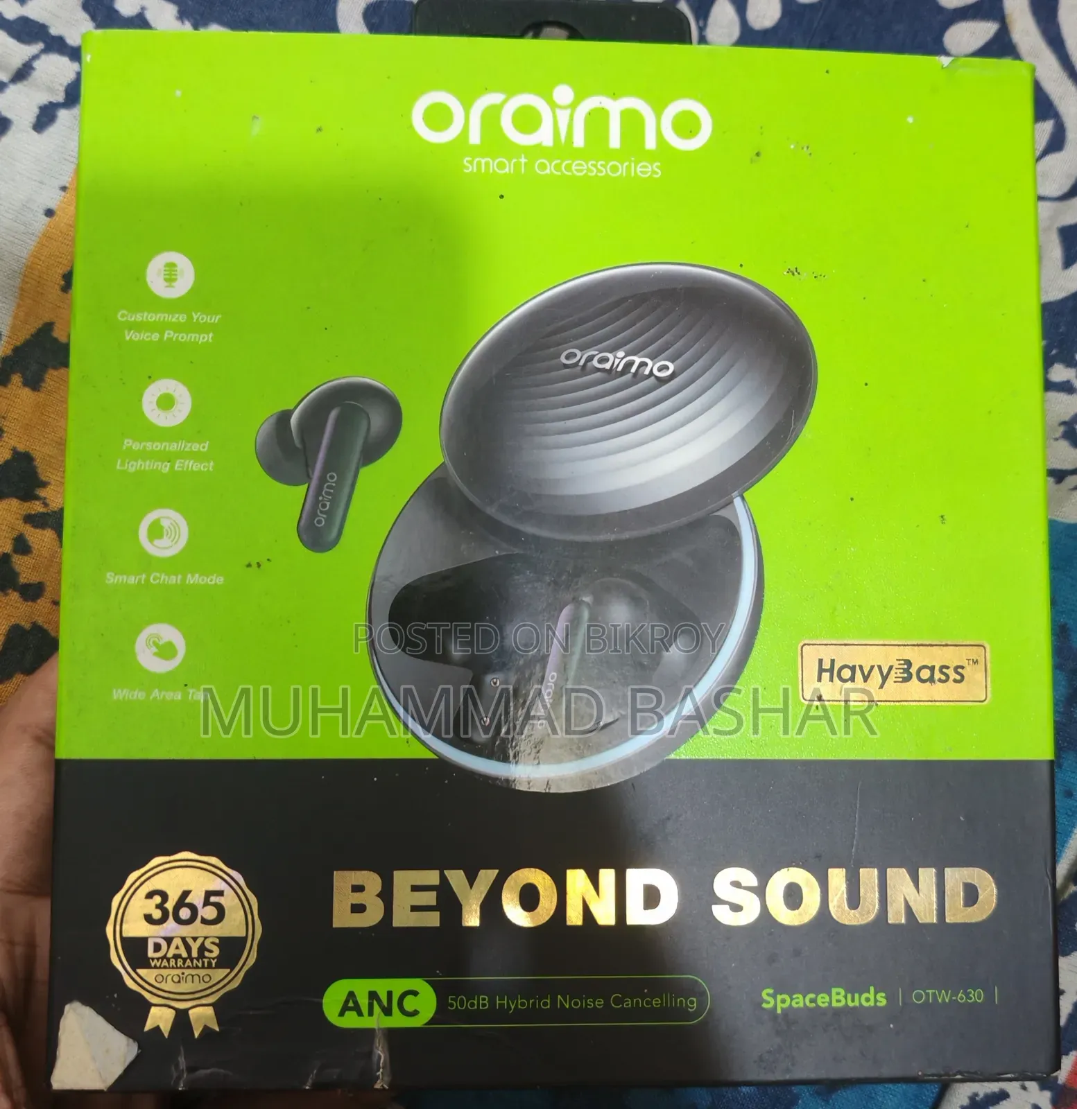 Oraimo SpaceBuds Hybrid ANC TWS Earbuds
