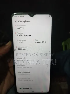Vivo Y18 128 GB Rose Gold