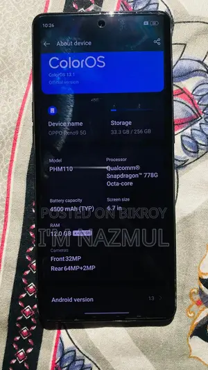 Oppo Reno 256 GB Black