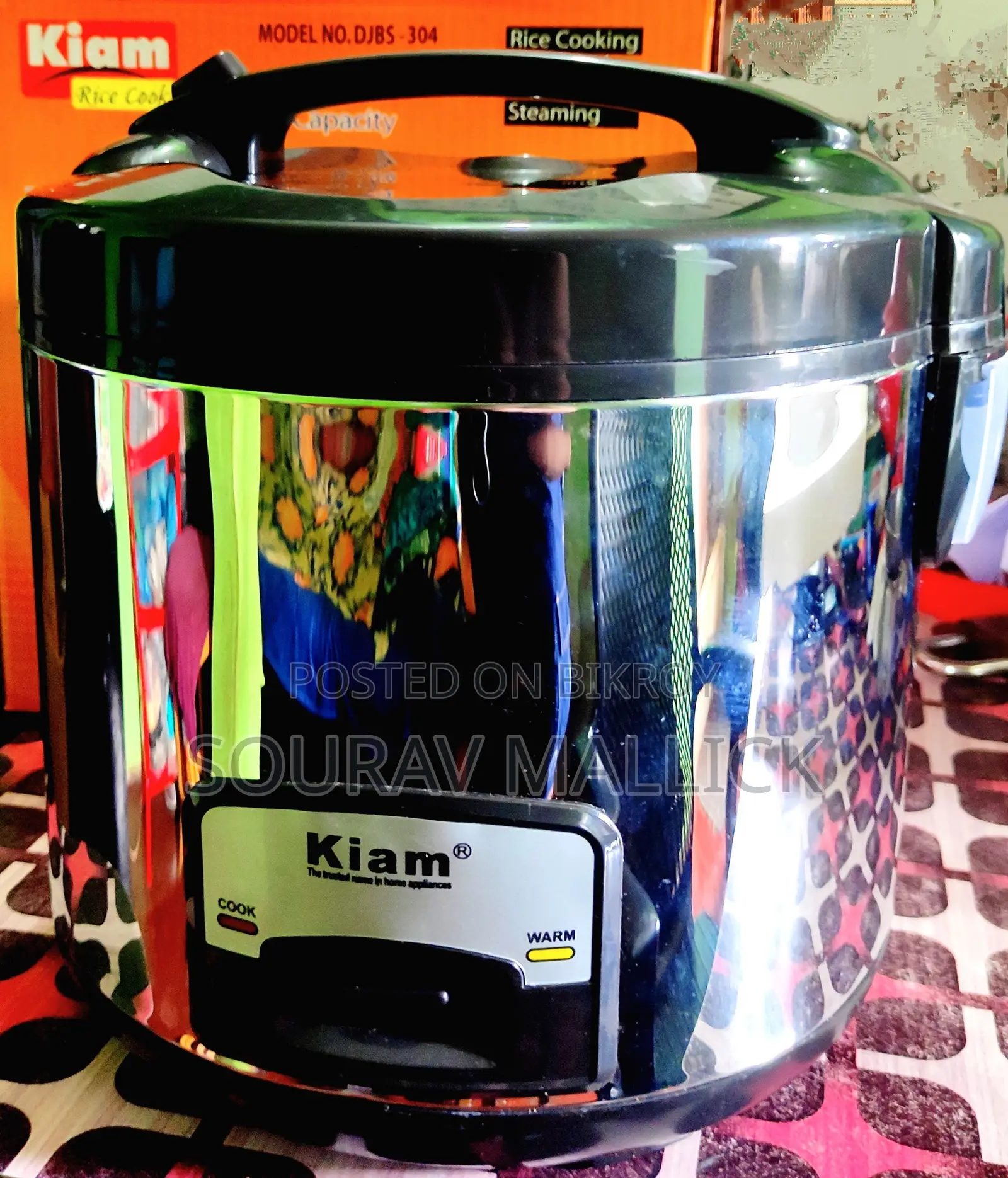 Kiam Rice Cooker [2.8 LTR Deluxe Rice Cooker (Model DJBS-304)]