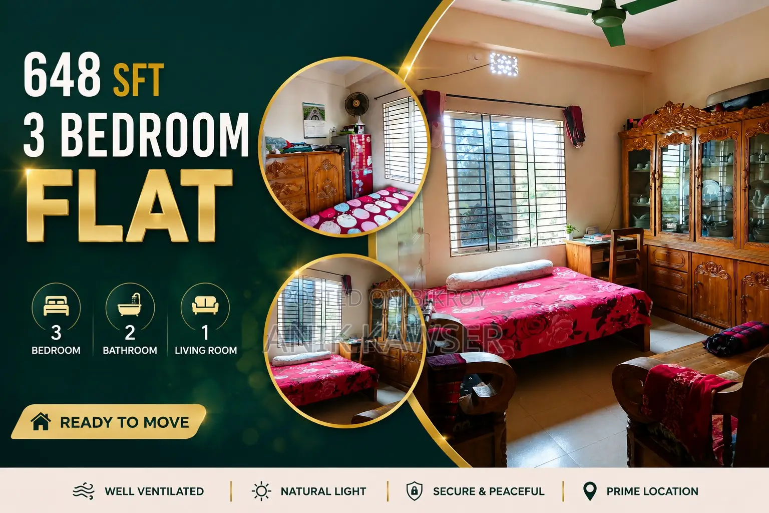 Furnished Mini Flat in Sonargaon for sale