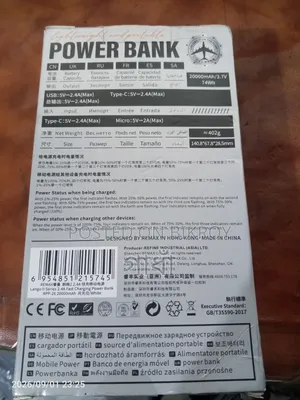 Power Bank 20k mAh