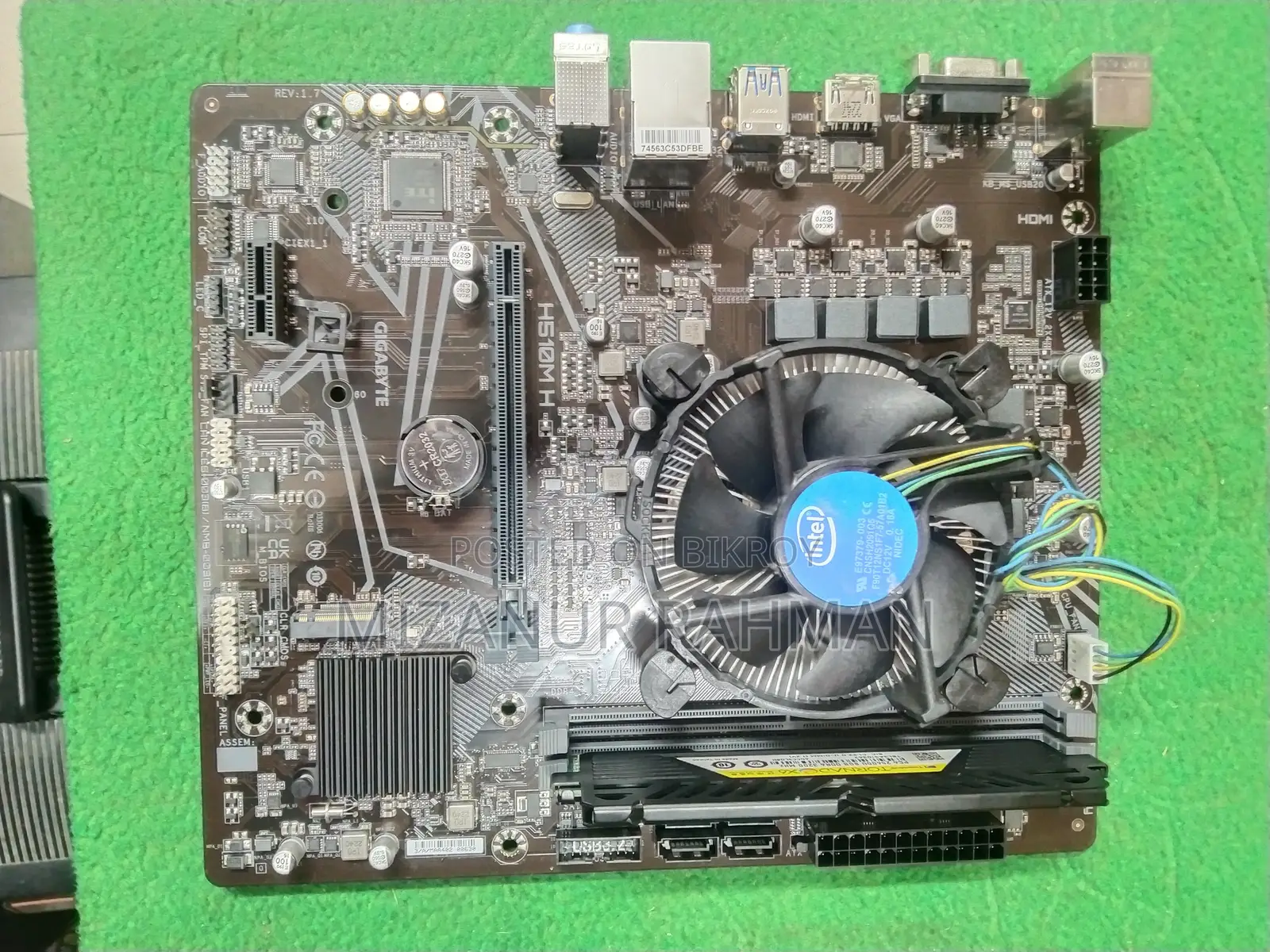 Gigabyte H510+ I5 10th Gen Processor+ Twinmos 8GB Ram
