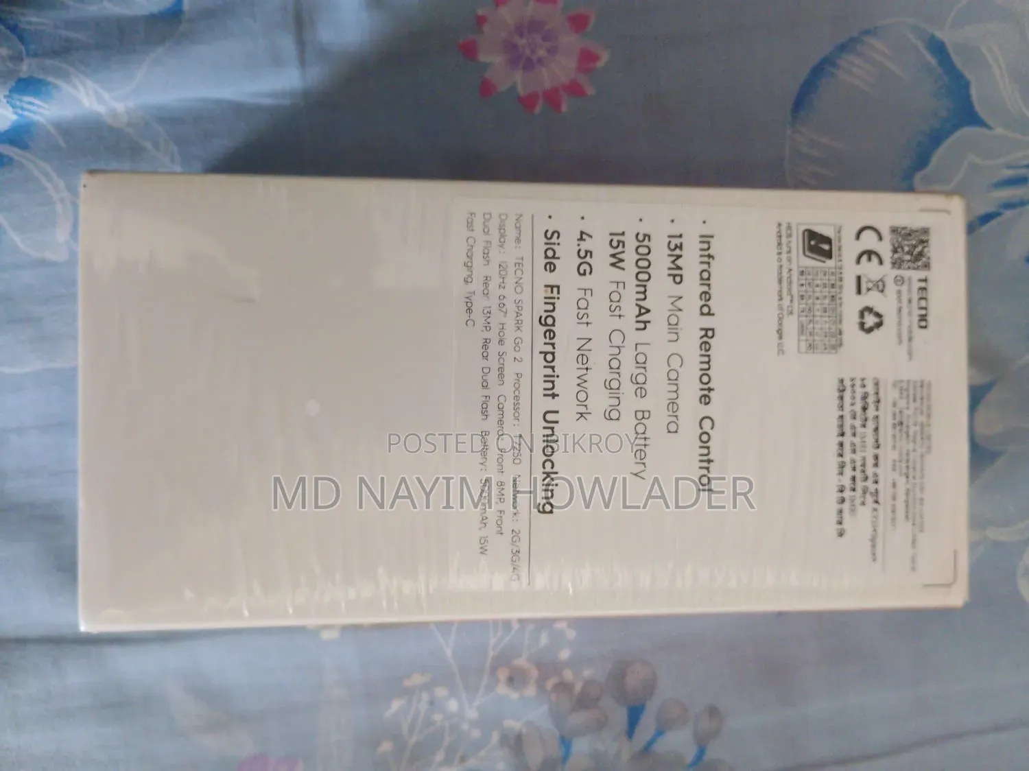 Tecno Spark Go 2 64 GB White