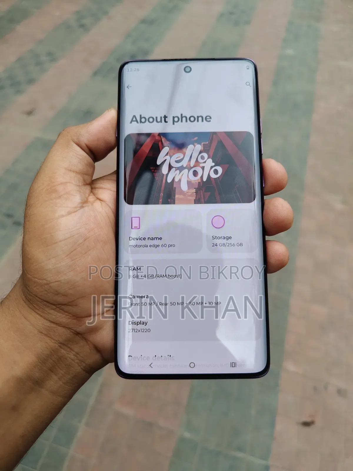 Motorola Edge 60 Pro 256 GB Purple