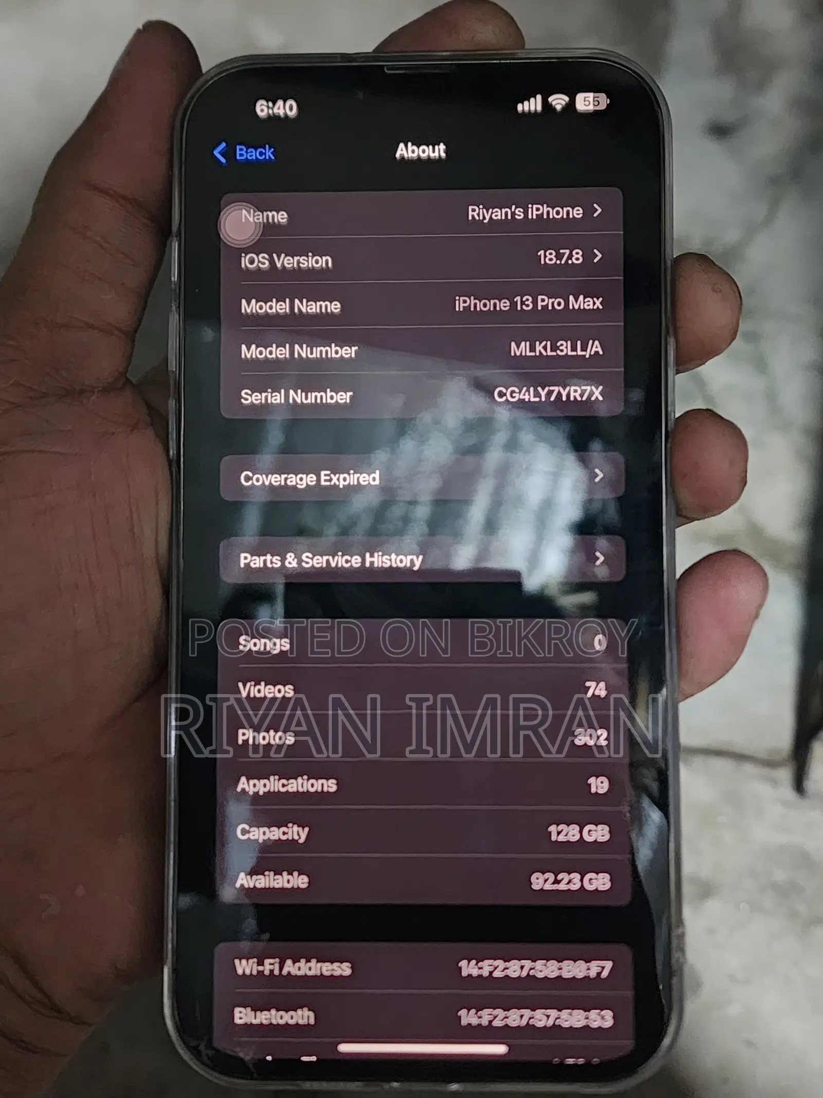 Apple iPhone 13 Pro Max 128 GB Black