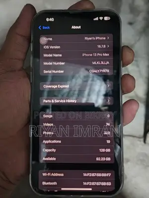 Apple iPhone 13 Pro Max 128 GB Black