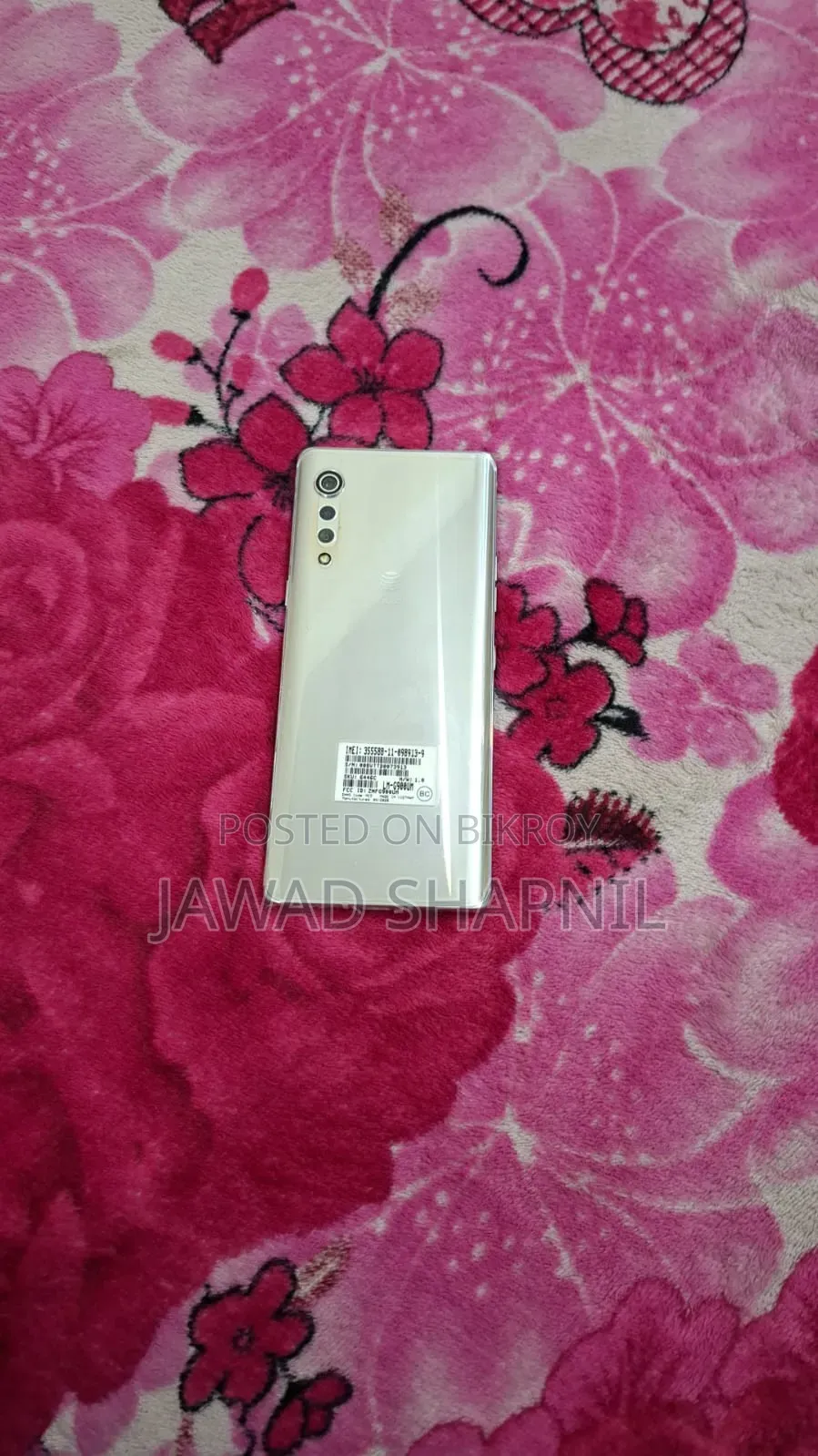 LG Velvet 5G 128 GB Silver