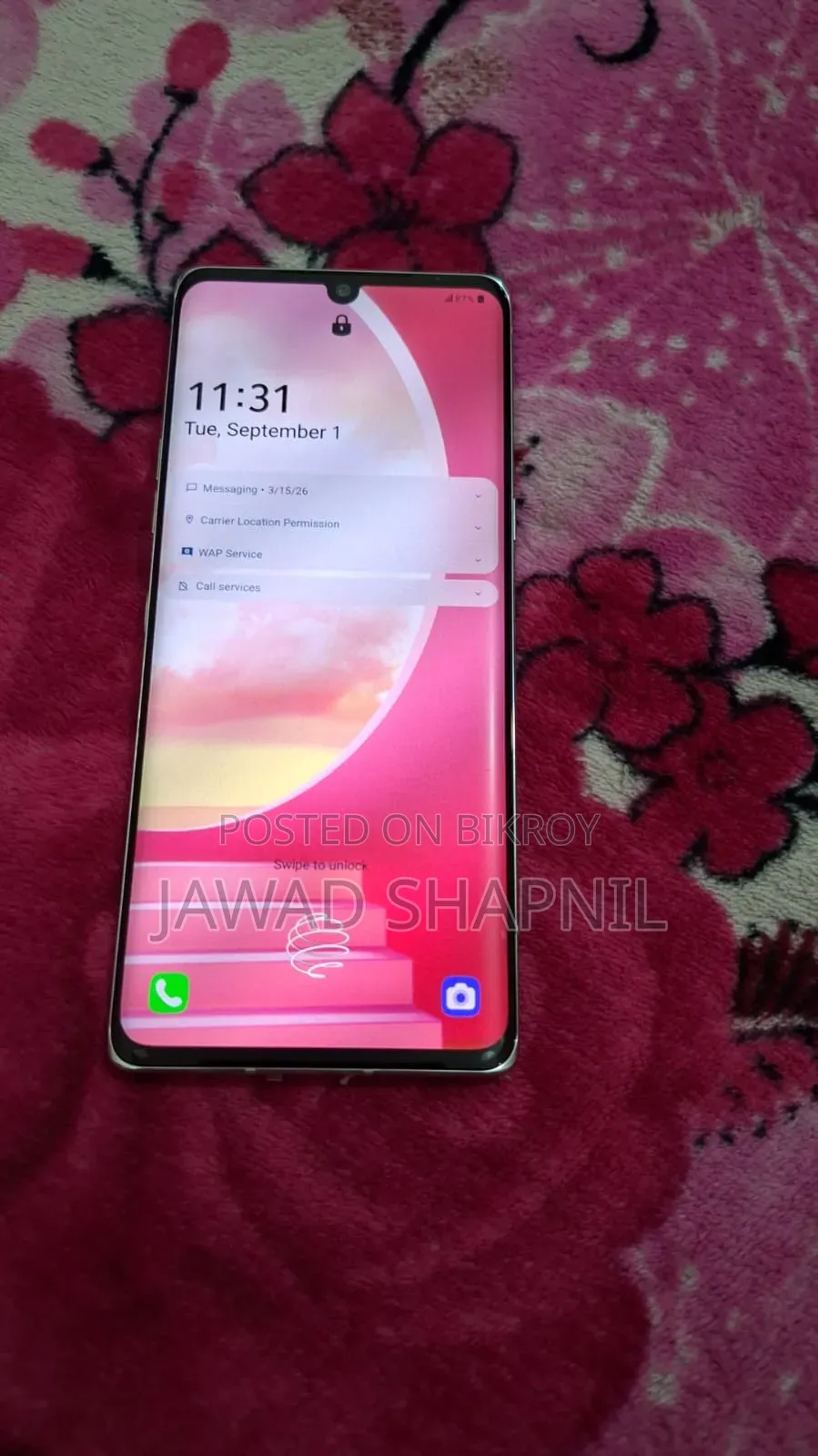 LG Velvet 5G 128 GB Silver