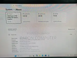 Desktop Computer 8GB AMD Ryzen 5 SSD 128GB