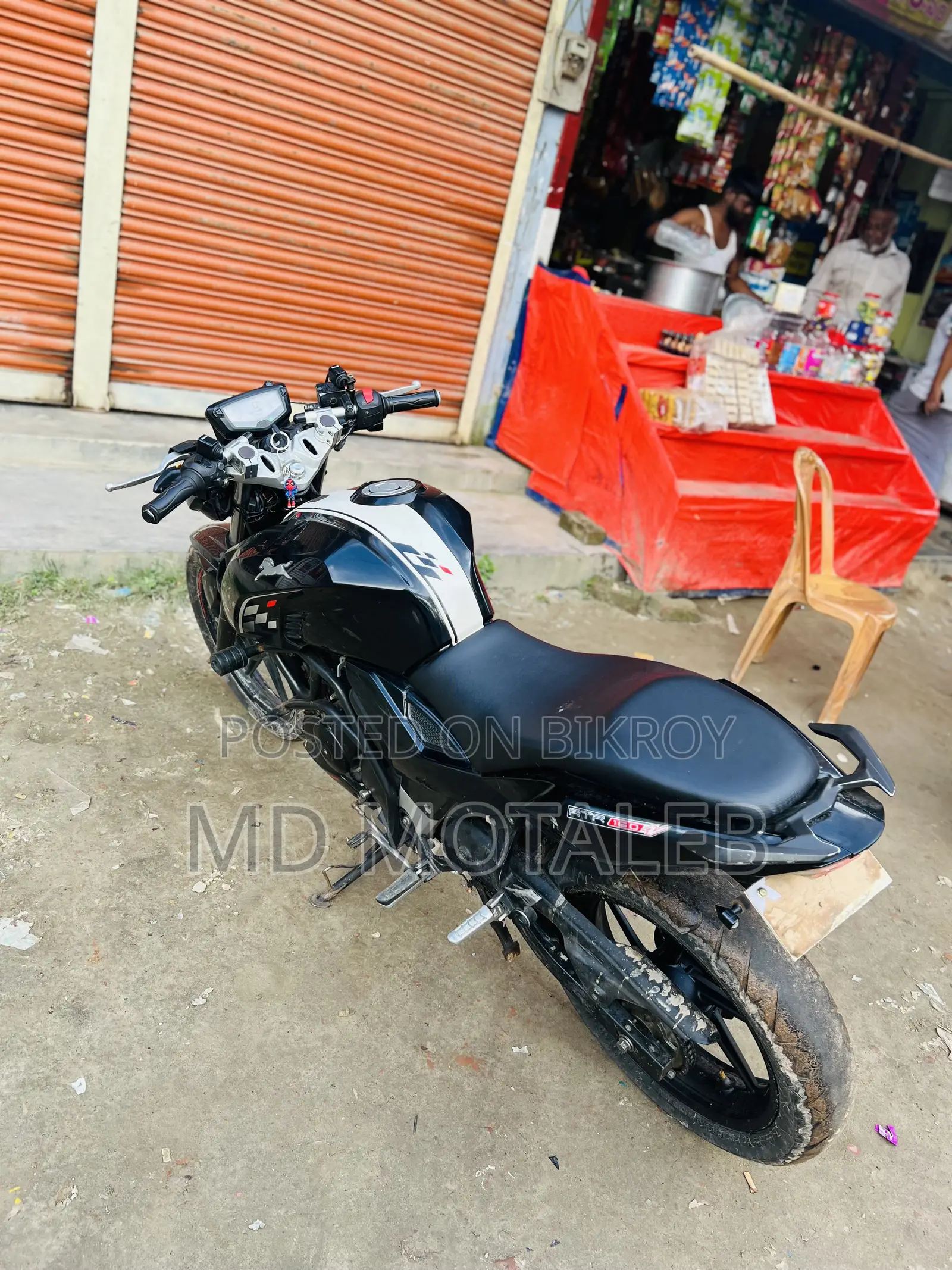 TVS Apache 160 4V 2021 Black