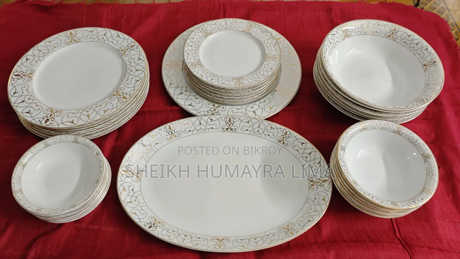 ডিনার সেট বিক্রি করা হবে