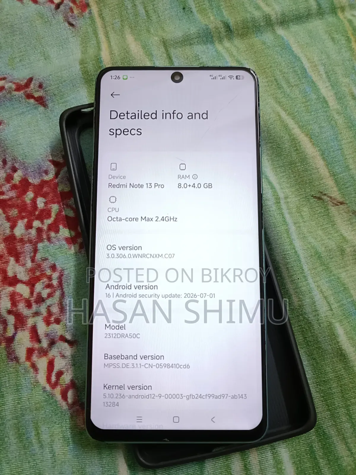 Xiaomi Redmi Note 13 Pro 256 GB Silver