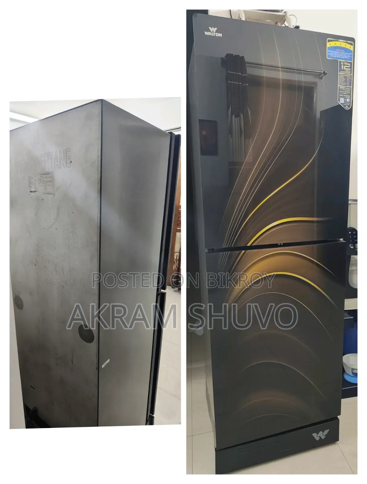 Walton Fridge – ভালো কন্ডিশন | Model WFD-1F3 বিক্রি করা হবে।