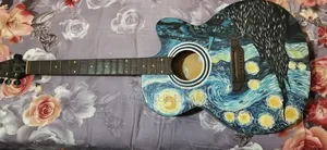 Signature Guitar #Starry Night Paint