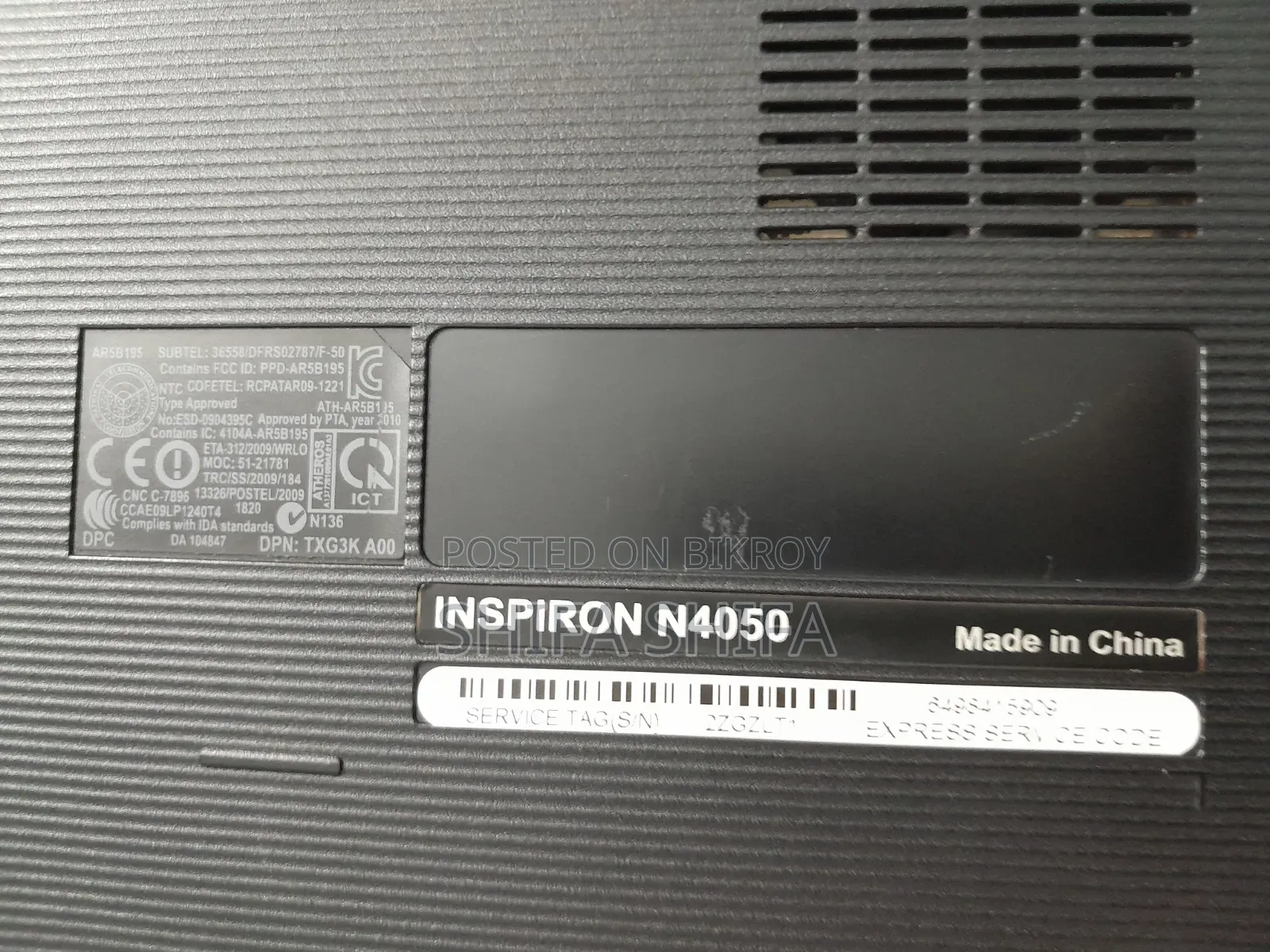 Laptop Dell Inspiron 15 6GB Intel Celeron SSD 128GB