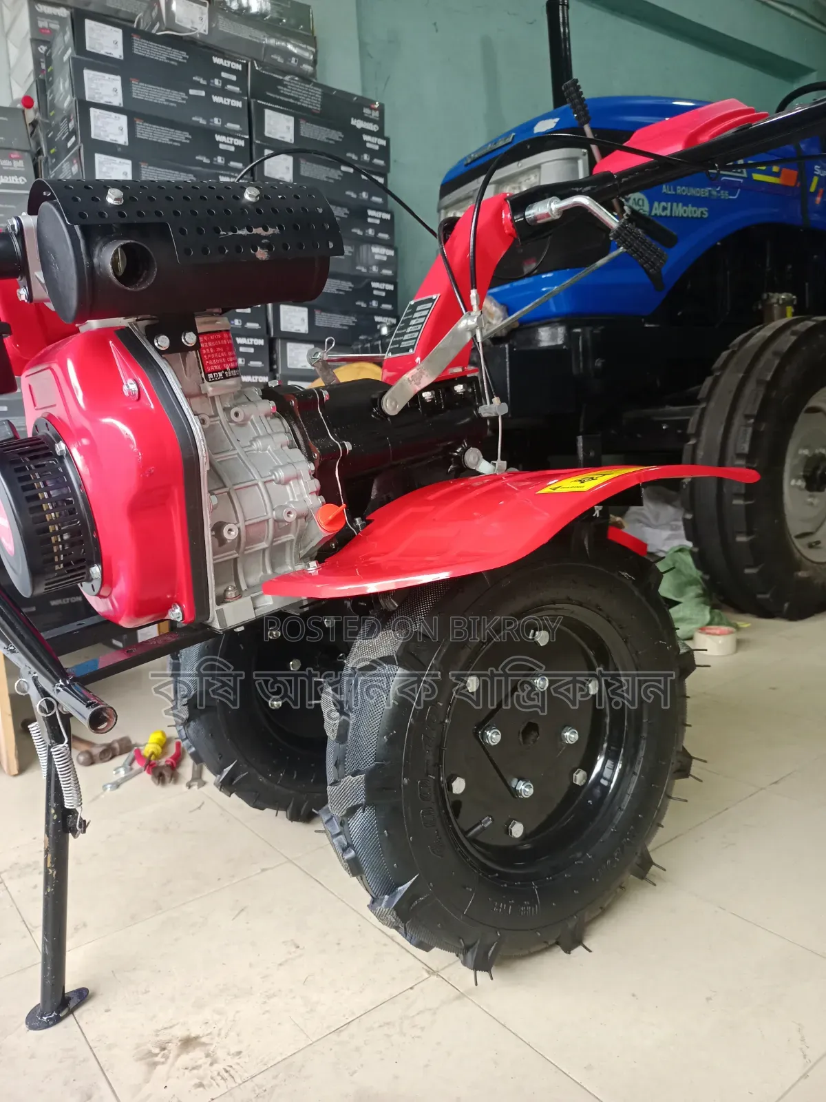 Mini Power Tiller 8-HP 32-Blades