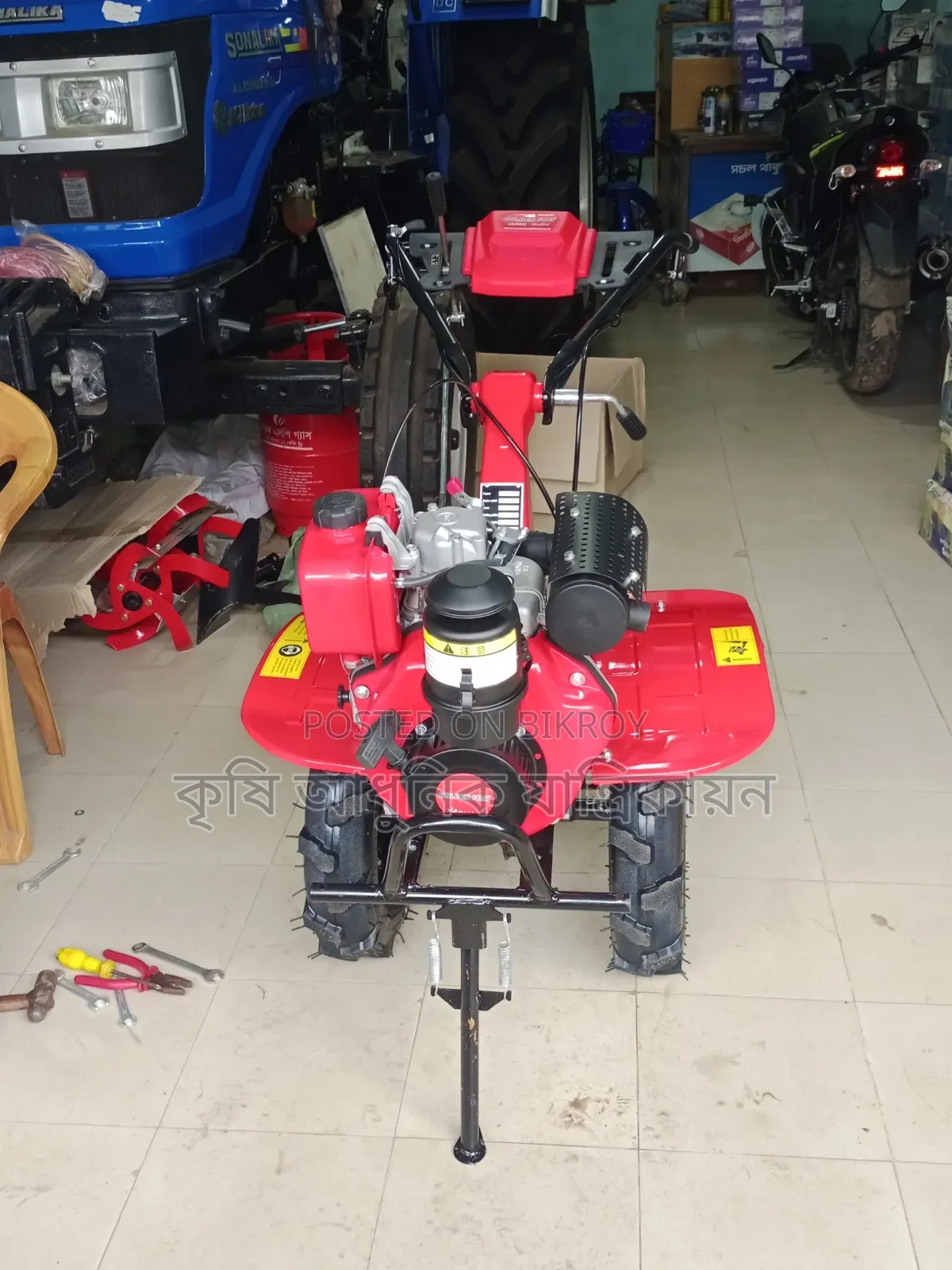 Mini Power Tiller 8-HP 32-Blades