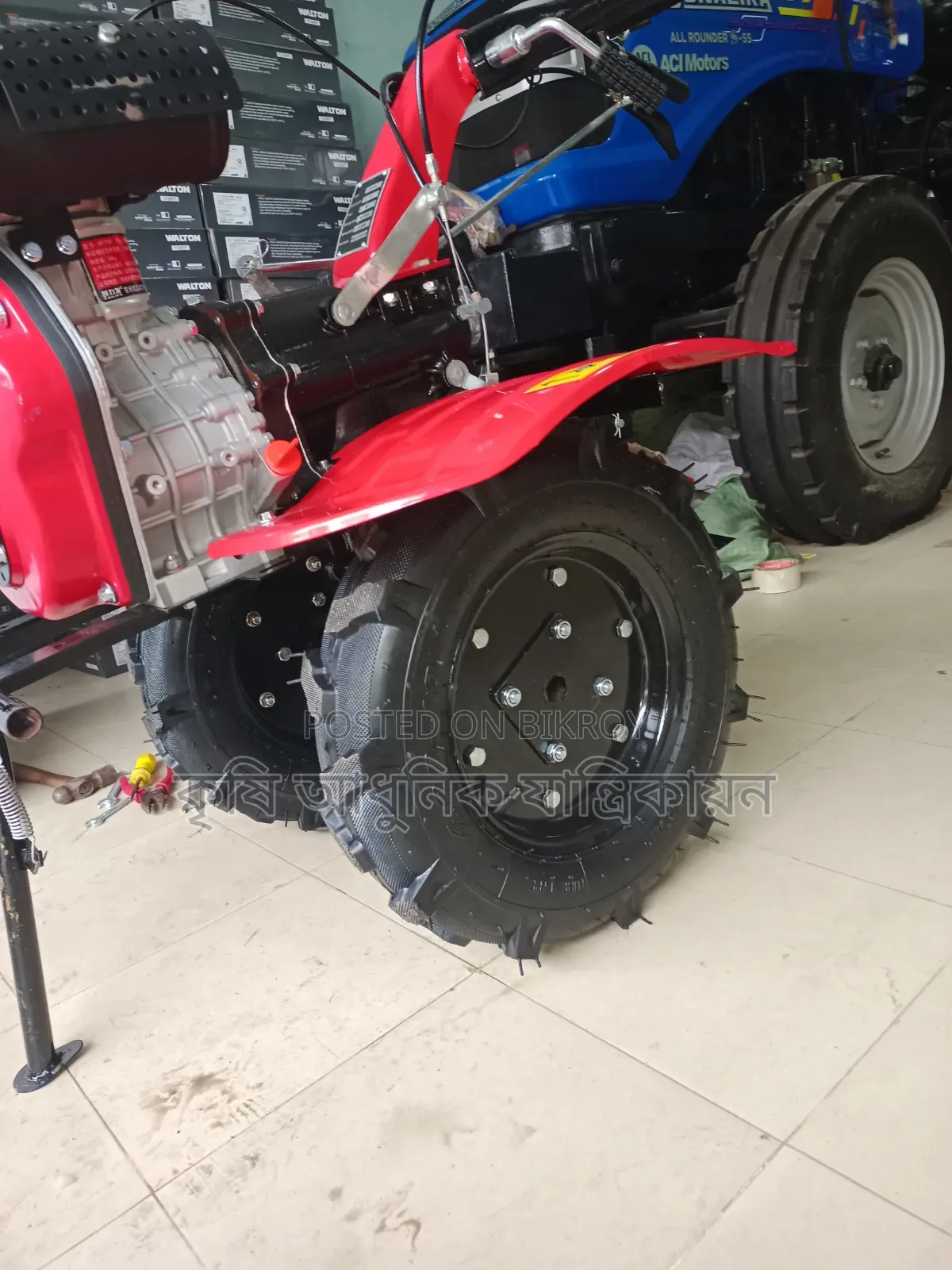 Mini Power Tiller 8-HP 32-Blades
