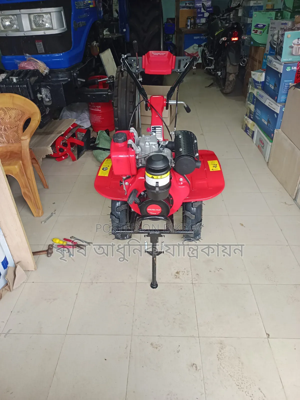 Mini Power Tiller 8-HP 32-Blades
