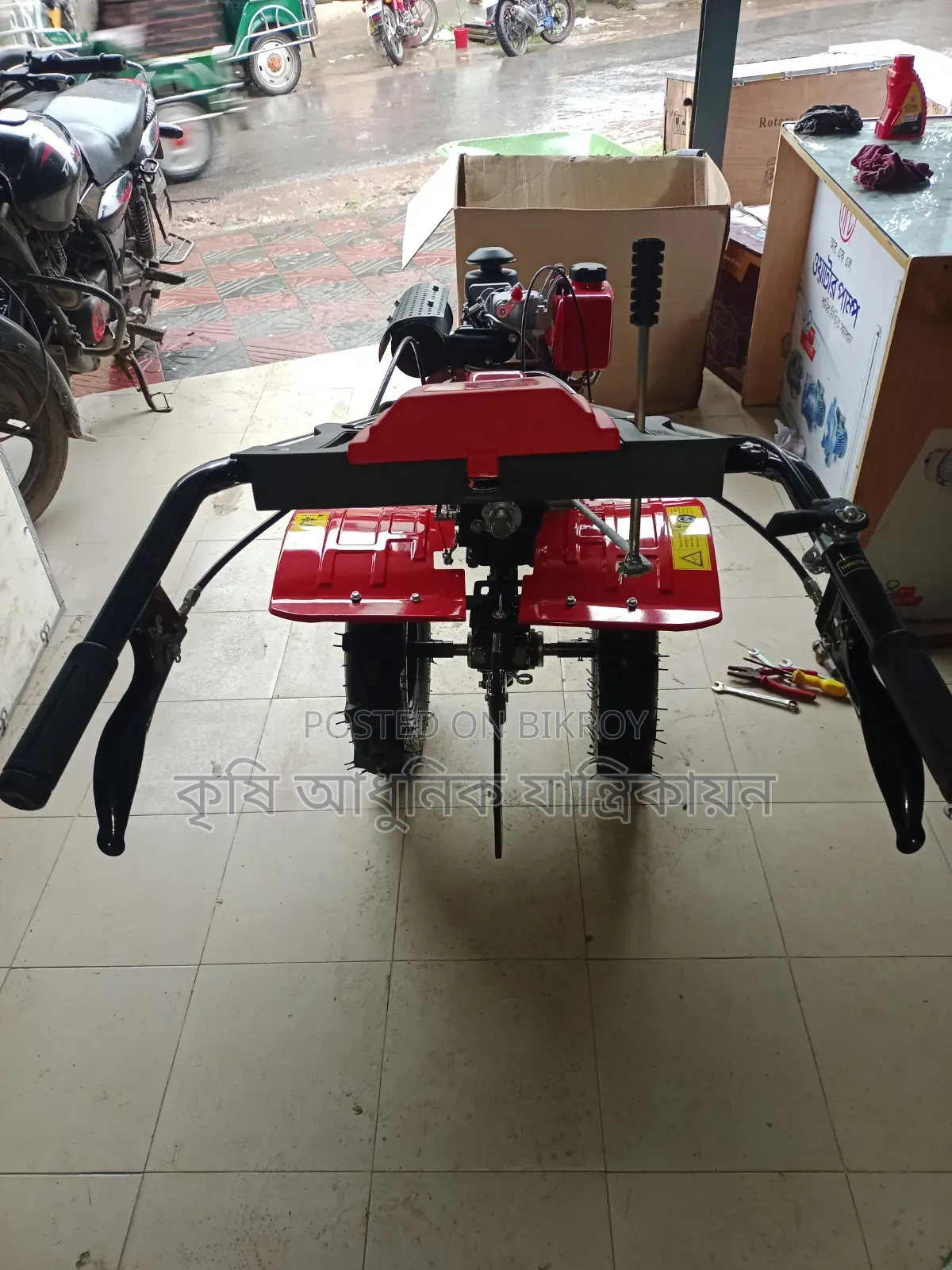 Mini Power Tiller 8-HP 32-Blades