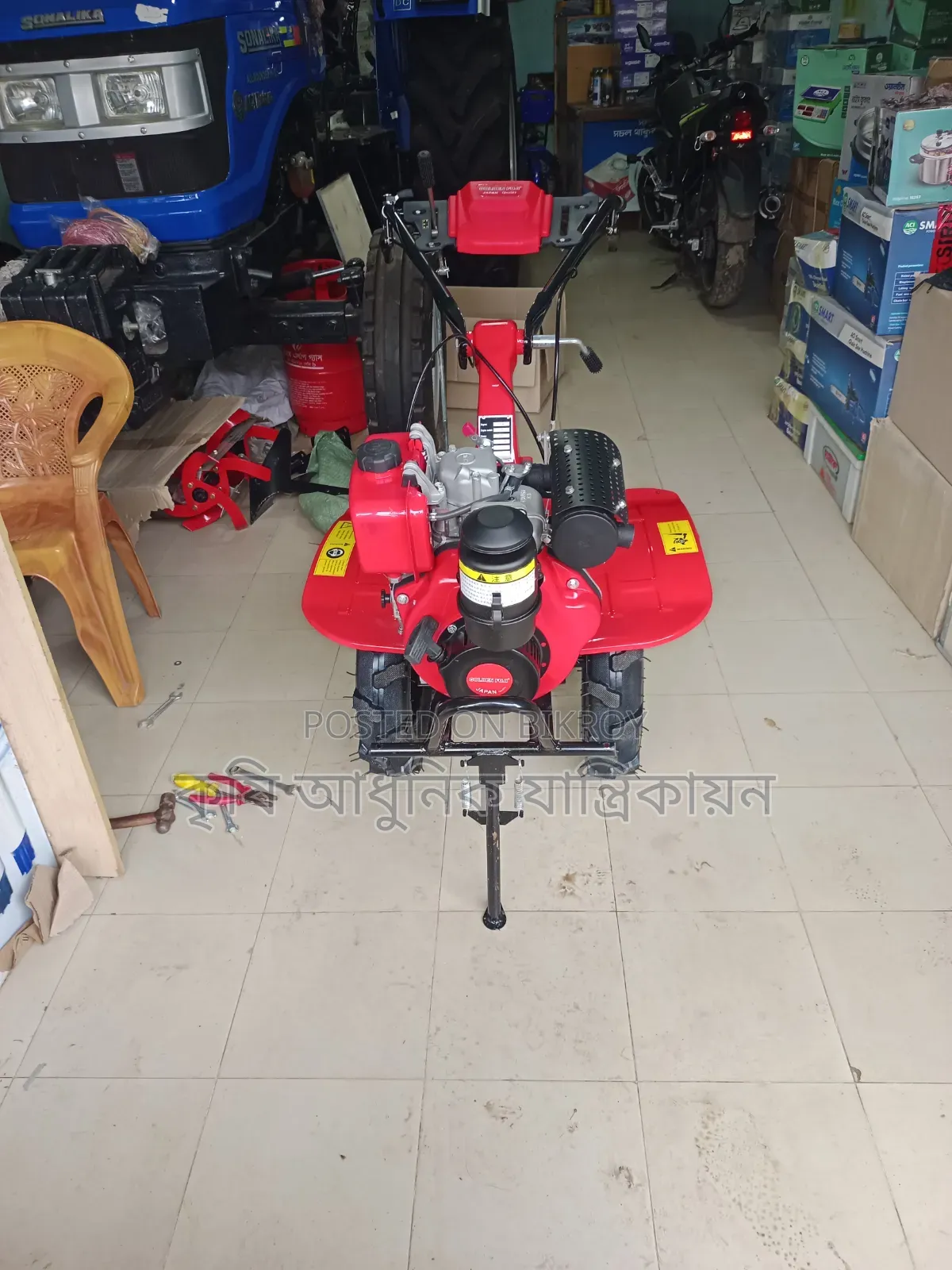 Mini Power Tiller 8-HP 32-Blades