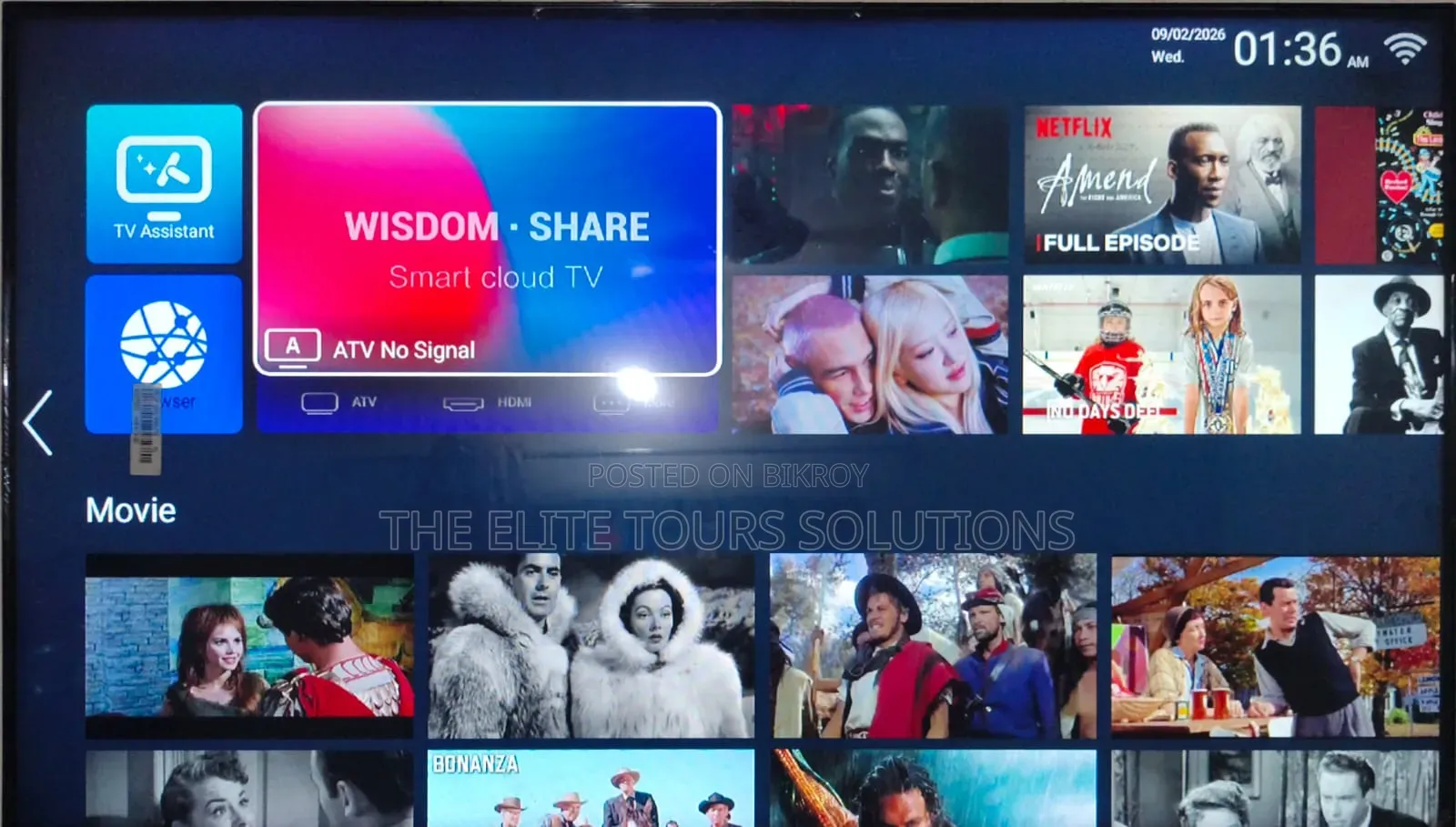 Super Fresh Condition 42 Inch JVCO Smart Cloud TV for Sale!