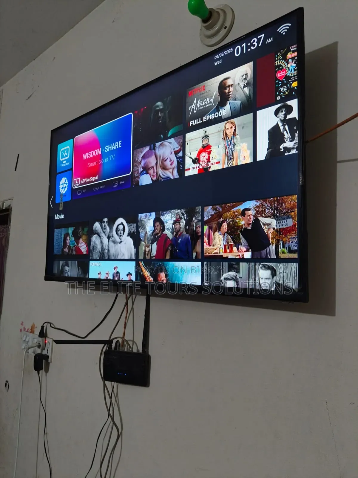 Super Fresh Condition 42 Inch JVCO Smart Cloud TV for Sale!