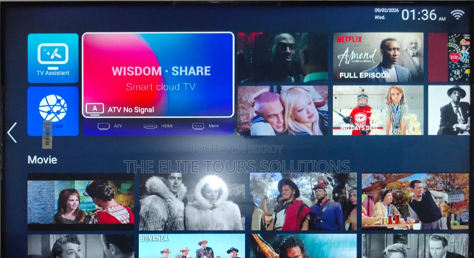 Super Fresh Condition 42 Inch JVCO Smart Cloud TV for Sale!