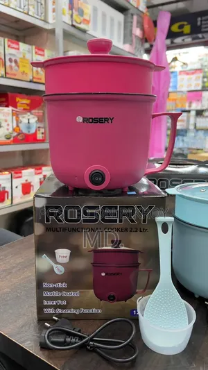 Rosery 2.2 Liter Multifunctional Cooker, Non-Stick, Brand New