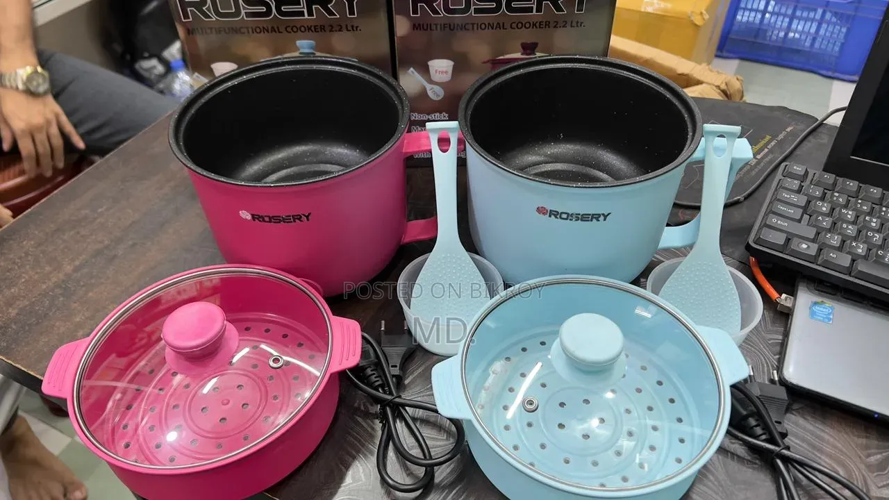 Rosery 2.2 Liter Multifunctional Cooker, Non-Stick, Brand New