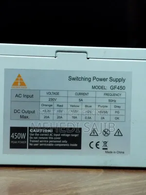 Golden Field GF450 450W Power Supply