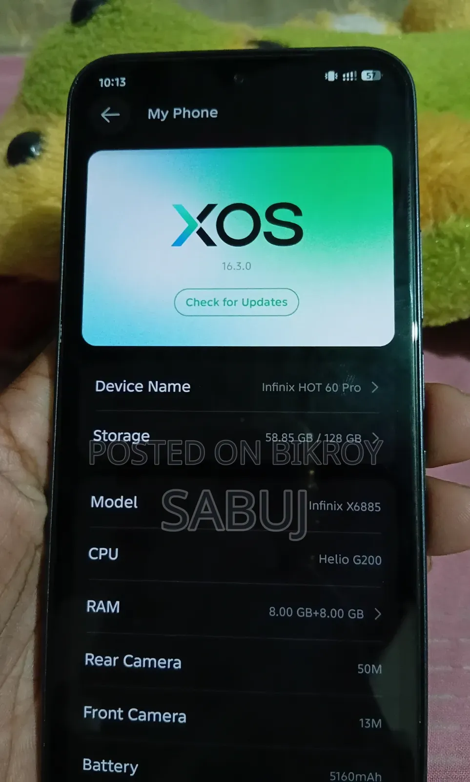 Infinix Hot 60 Pro 128 GB Black