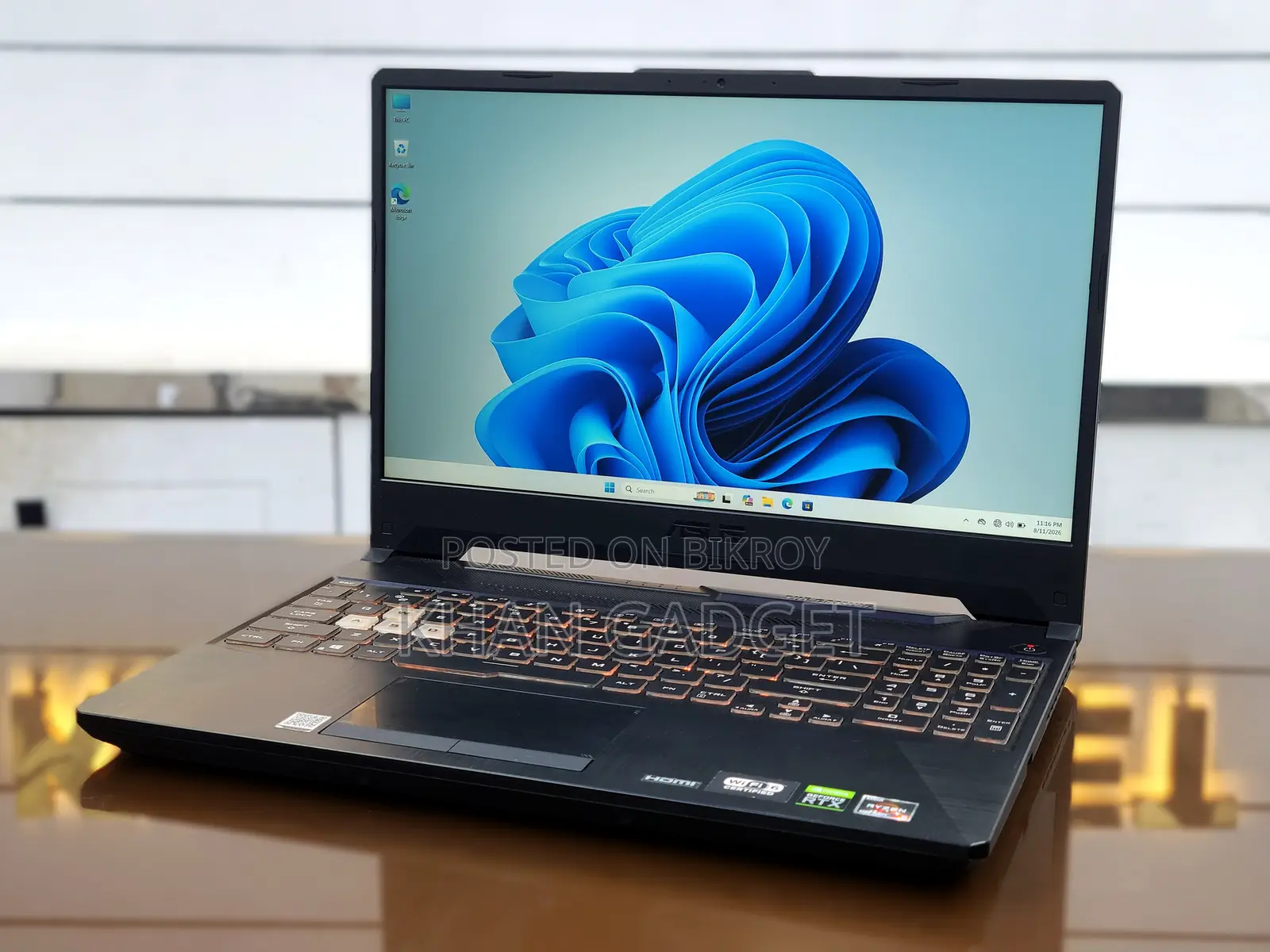 Laptop Asus TUF Gaming A15 8GB AMD Ryzen 5 SSD 512GB