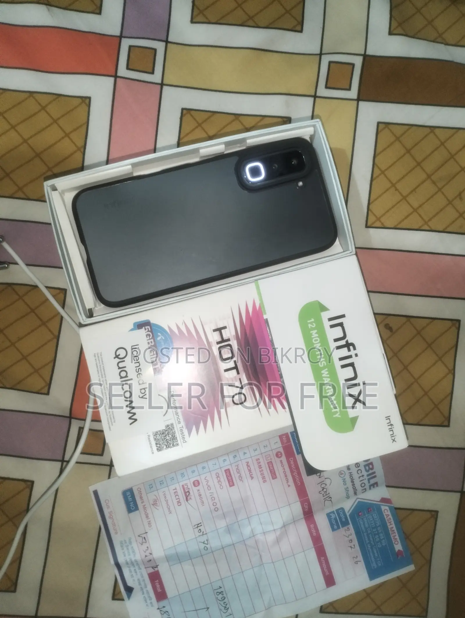 Infinix Hot 70 128 GB Black