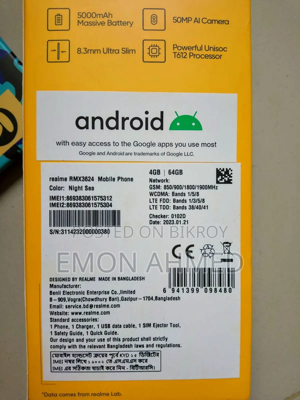 Realme C33 64 GB