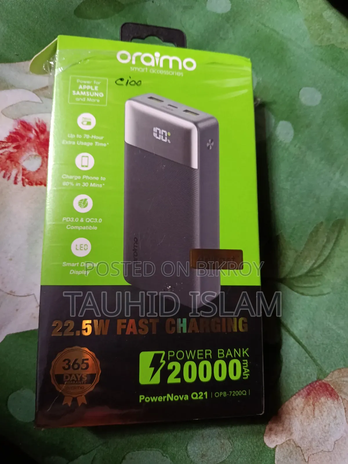 Oraimo Power Bank