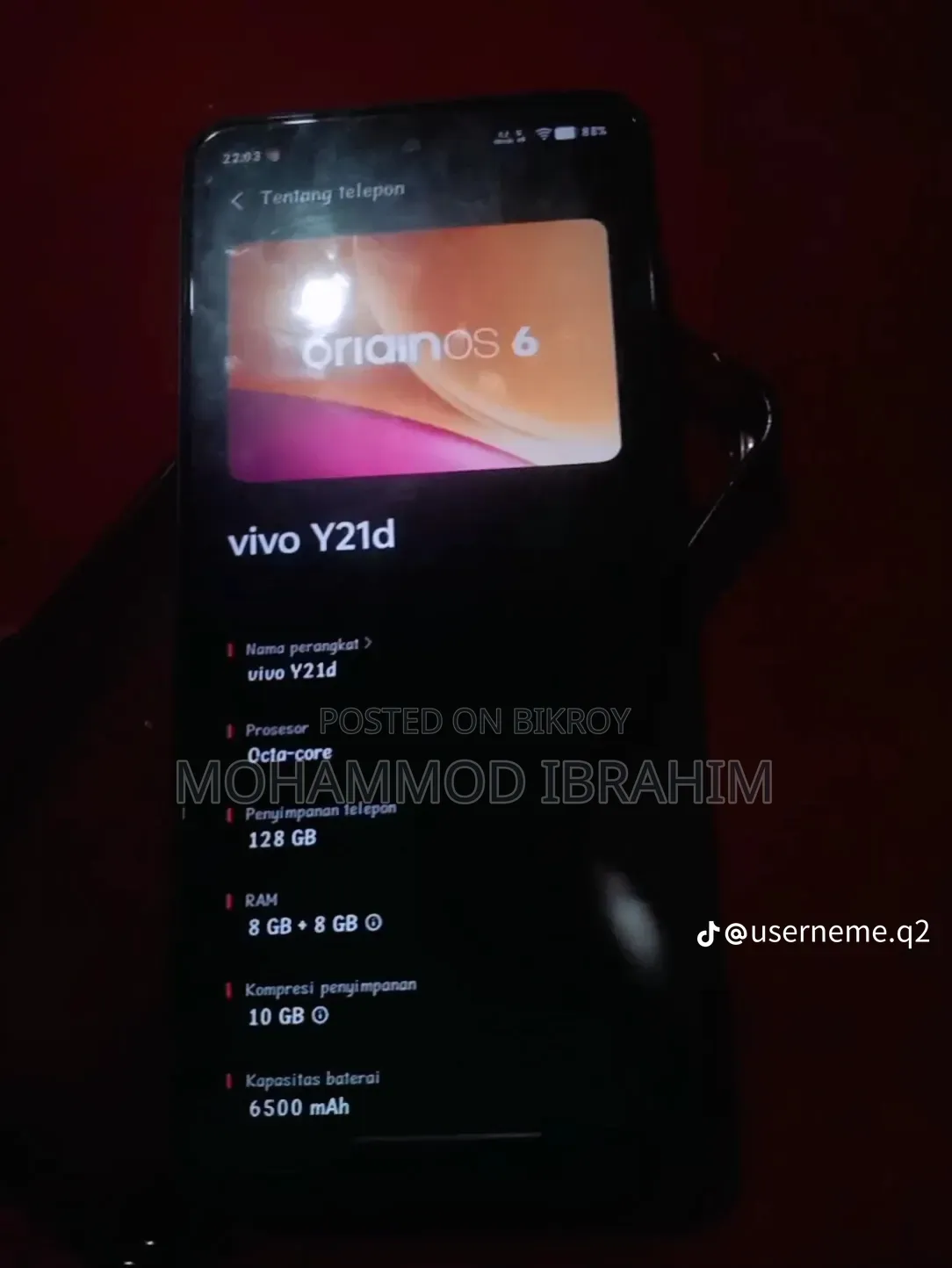 Vivo Y21d 128 GB Black