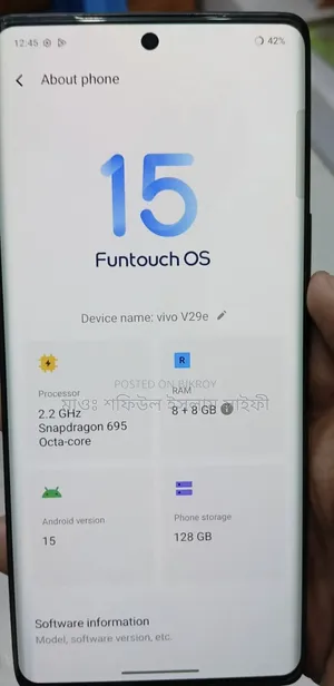 Vivo V29e 5G 256 GB