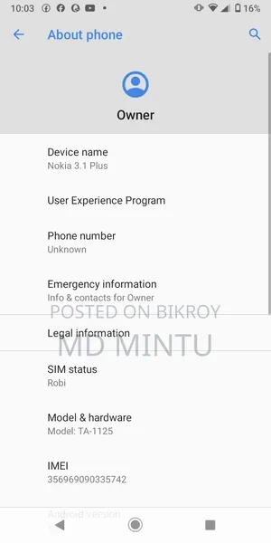 Nokia 3.1 Plus 32 GB White