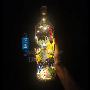 Art Bottle With Fairy Light