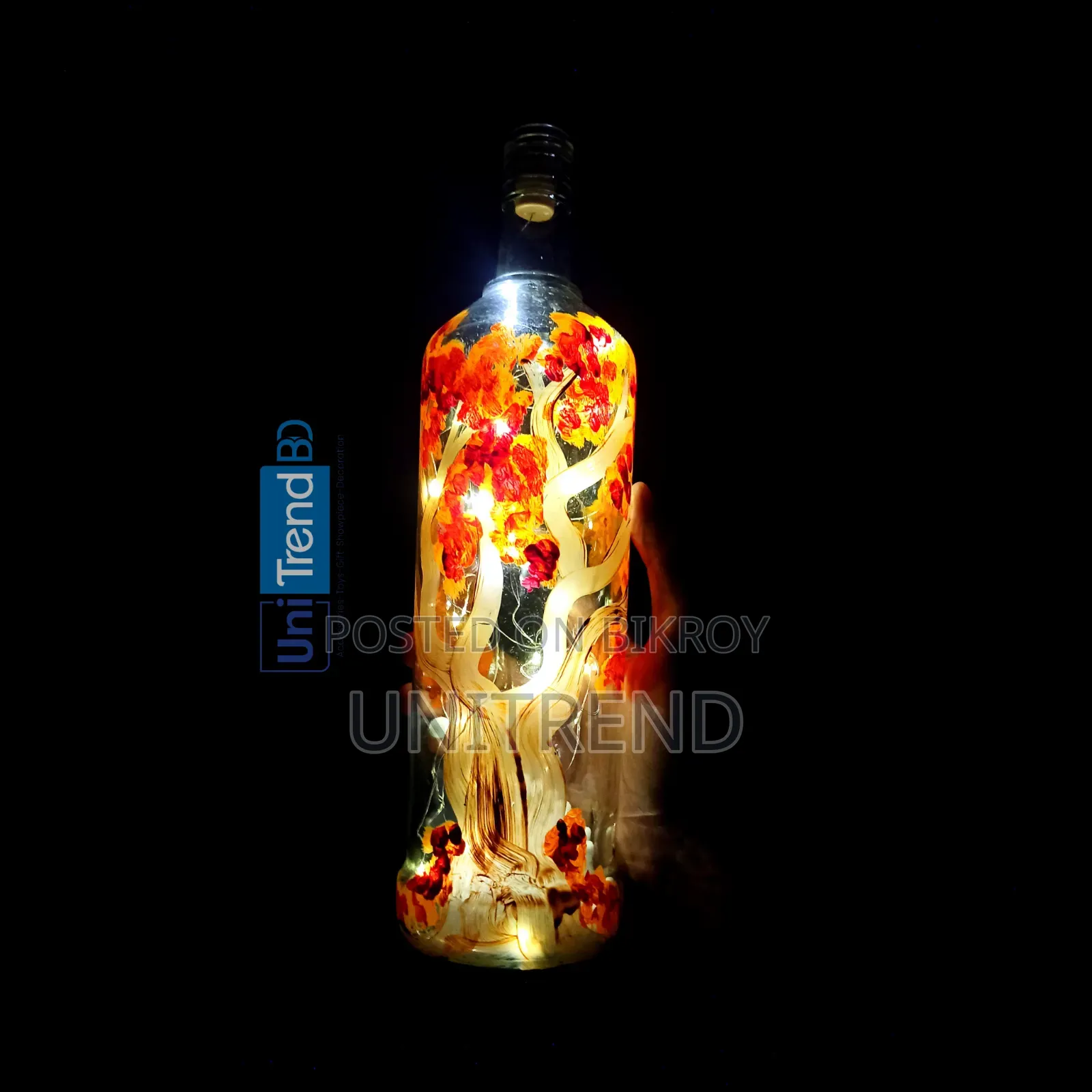 Art Bottle With Fairy Light