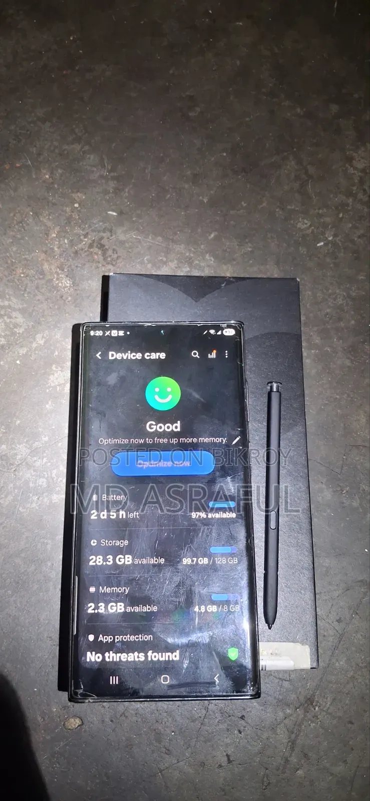 Samsung Galaxy S22 Ultra 128 GB Black