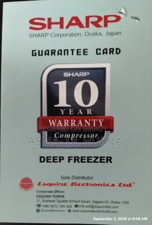 Deep Fridge of Sharp